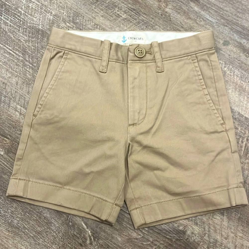 Little Boys Crewcuts Khaki shorts Size 3